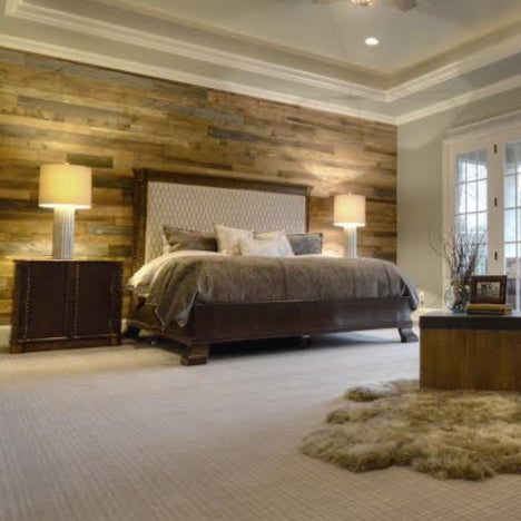 Heritage Oak - Rustic Reclaimed Brown Wall Planks