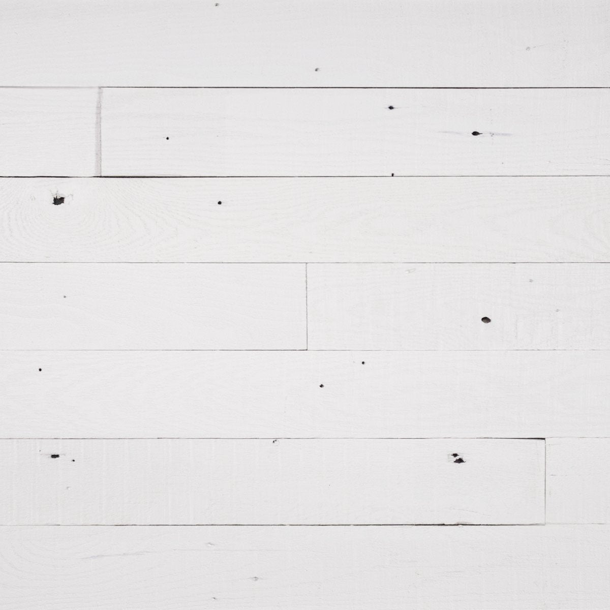 Cottage Board – Solid White Painted Reclaimed Wood Wall Planks