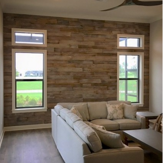 Coastal Drift - Whitewashed Reclaimed Wall Planks